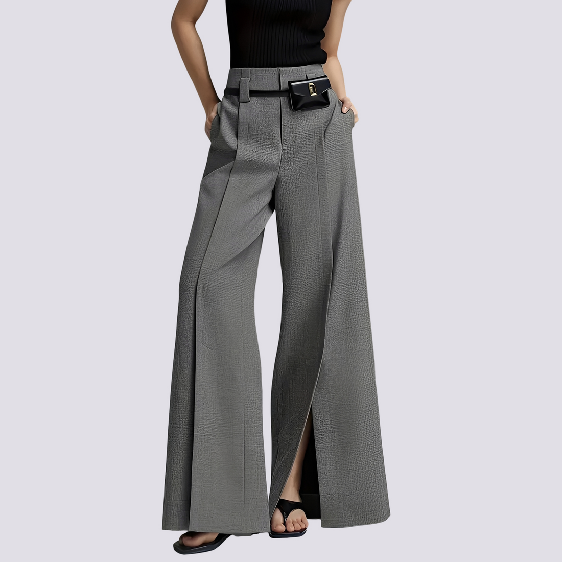 Eesa - Pantalon Large Élégant