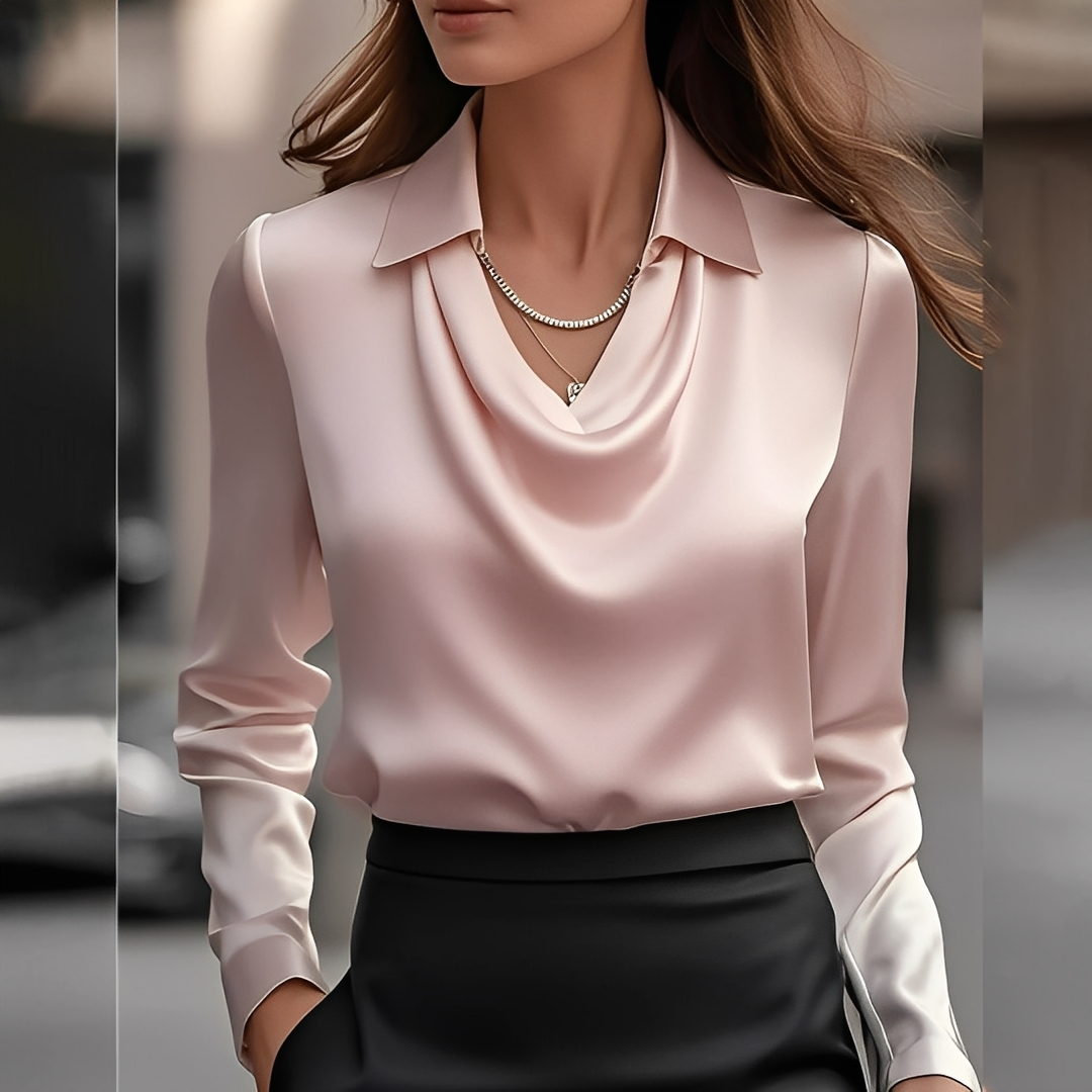 Laurentine - Blouse sophistiquée avec des manches longues pour femmes