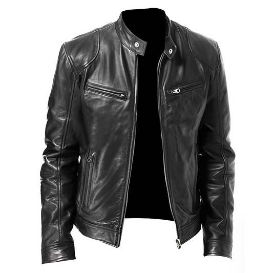 José - Stylish leather jacket for men