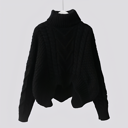 Claudia - Elegant turtleneck sweater for women
