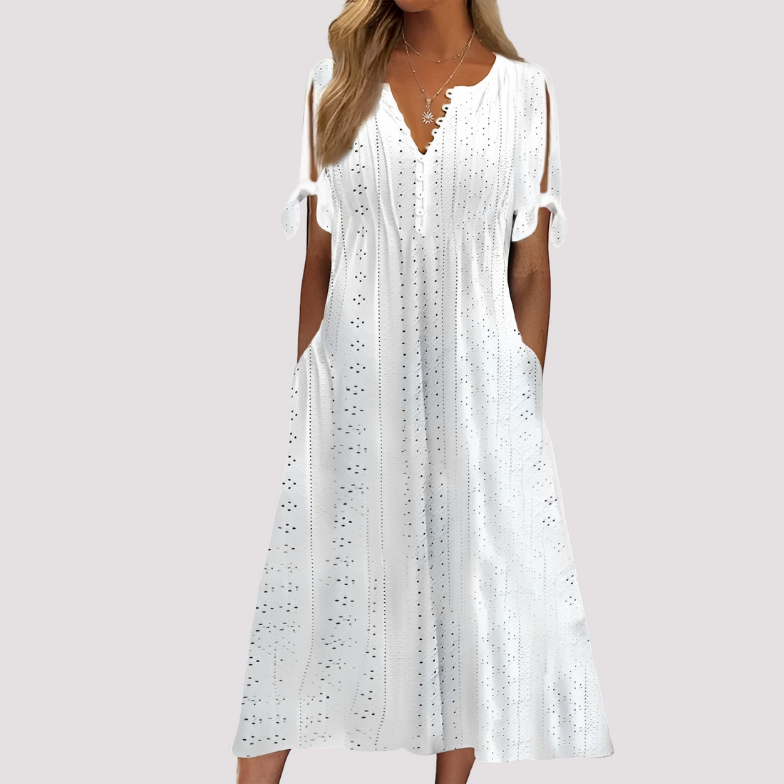 Maisy - Robe élégante découpée pour femmes