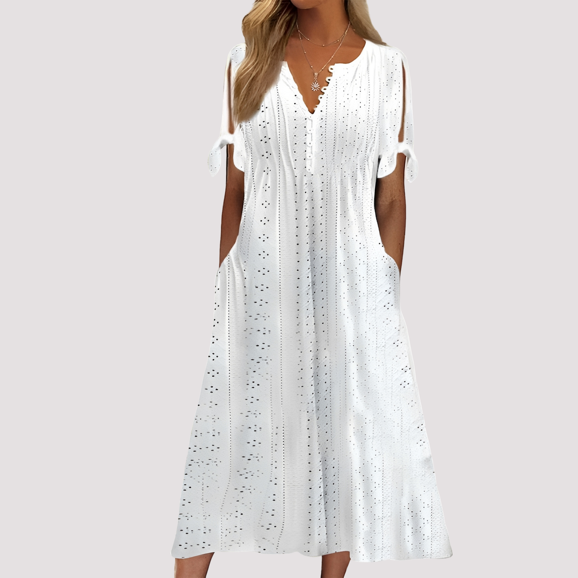 Maisy - Robe élégante découpée pour femmes