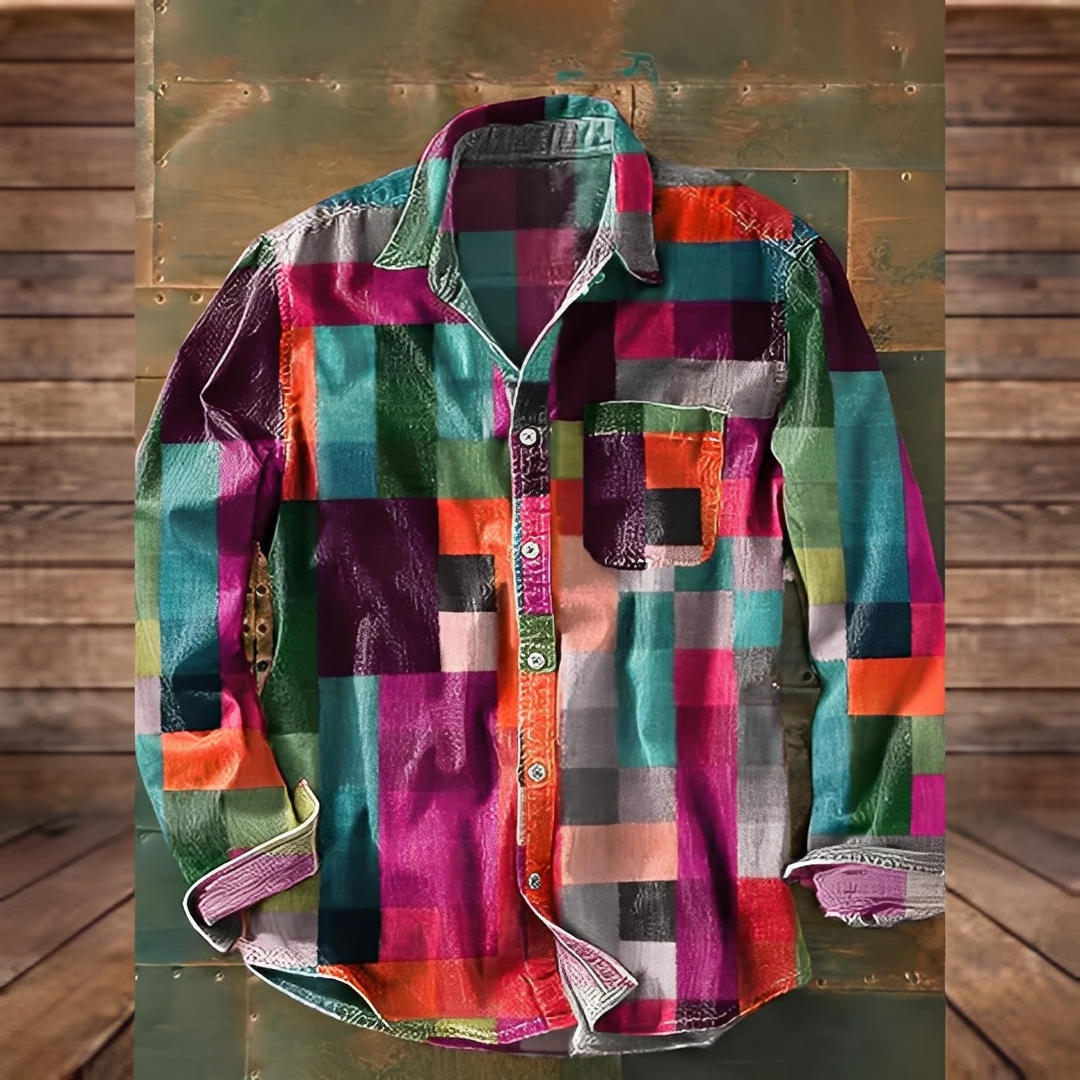 Gontran - Chemise chic avec poche utile pour homme