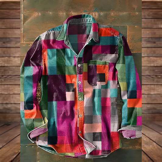 Gontran - Elegant shirt with useful pocket for man