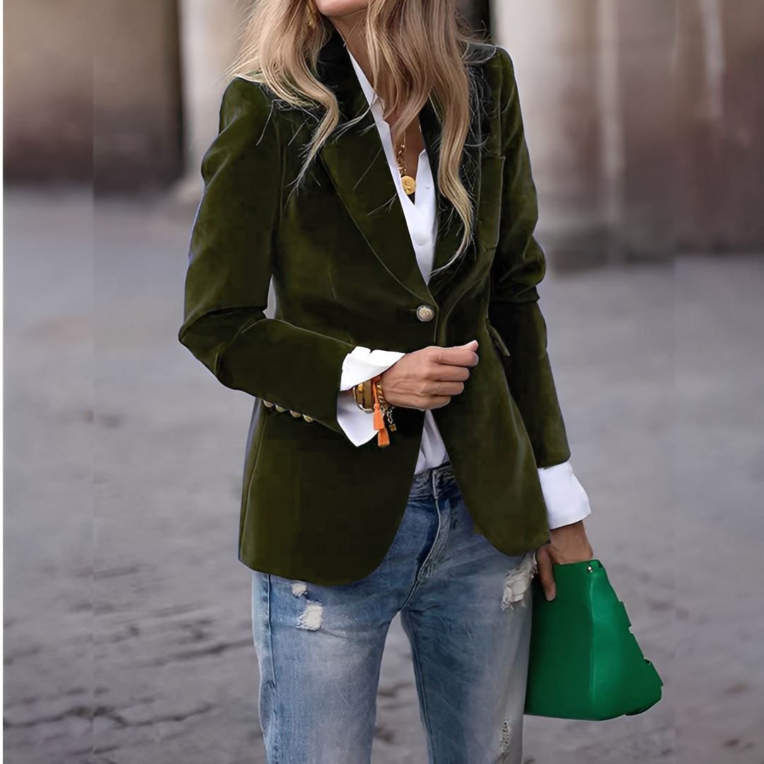 Lyliane - Veste décontractée pour femmes avec boutons