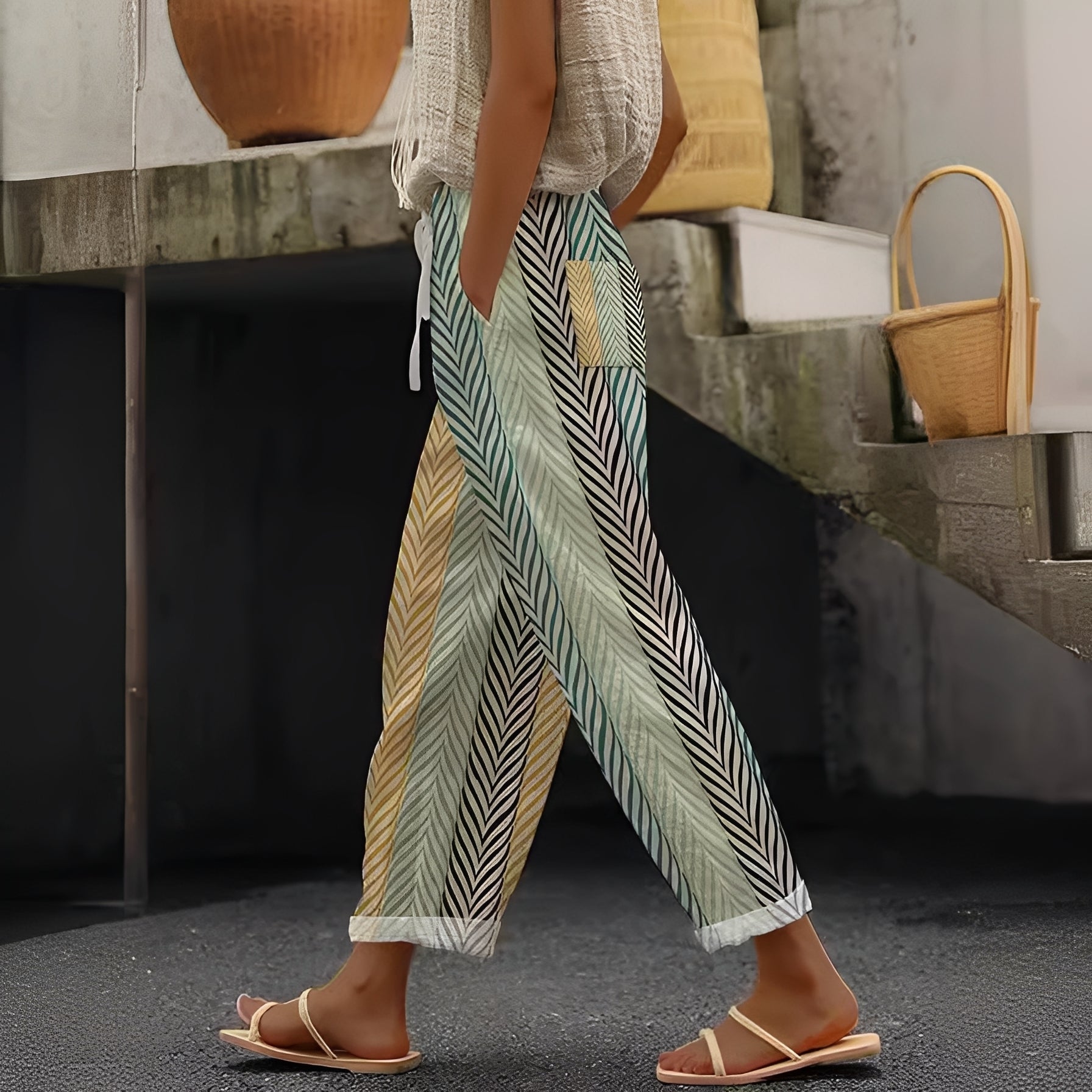 Tansy - Pantalon chic d'été pour femme