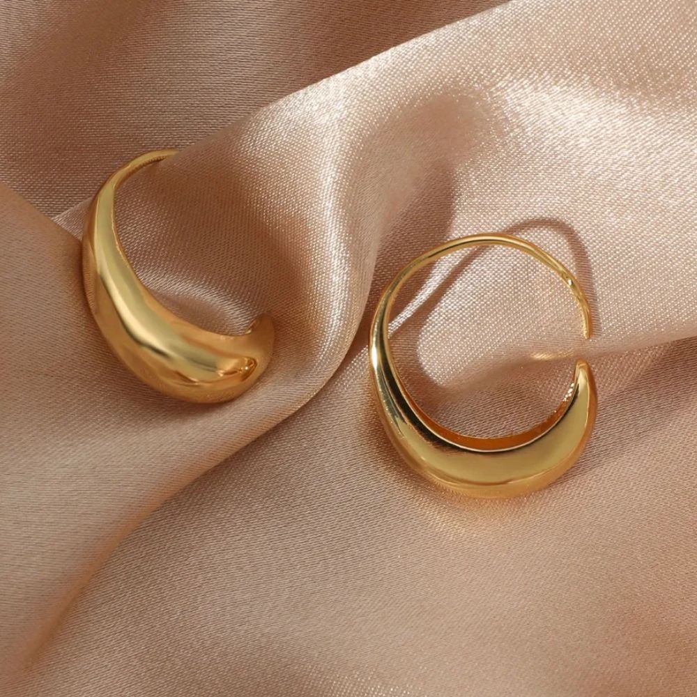 Zeinab – Boucles d'oreilles créoles en or