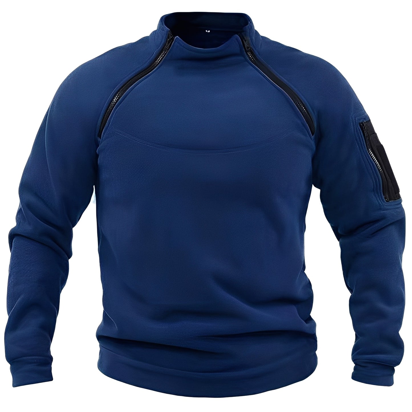 Wilbur - Sweat en polaire sport avec zip pour hommes