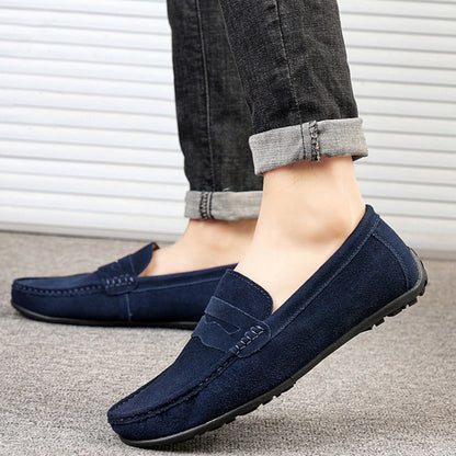 Gibson - Mocassins rétro en daim pour hommes