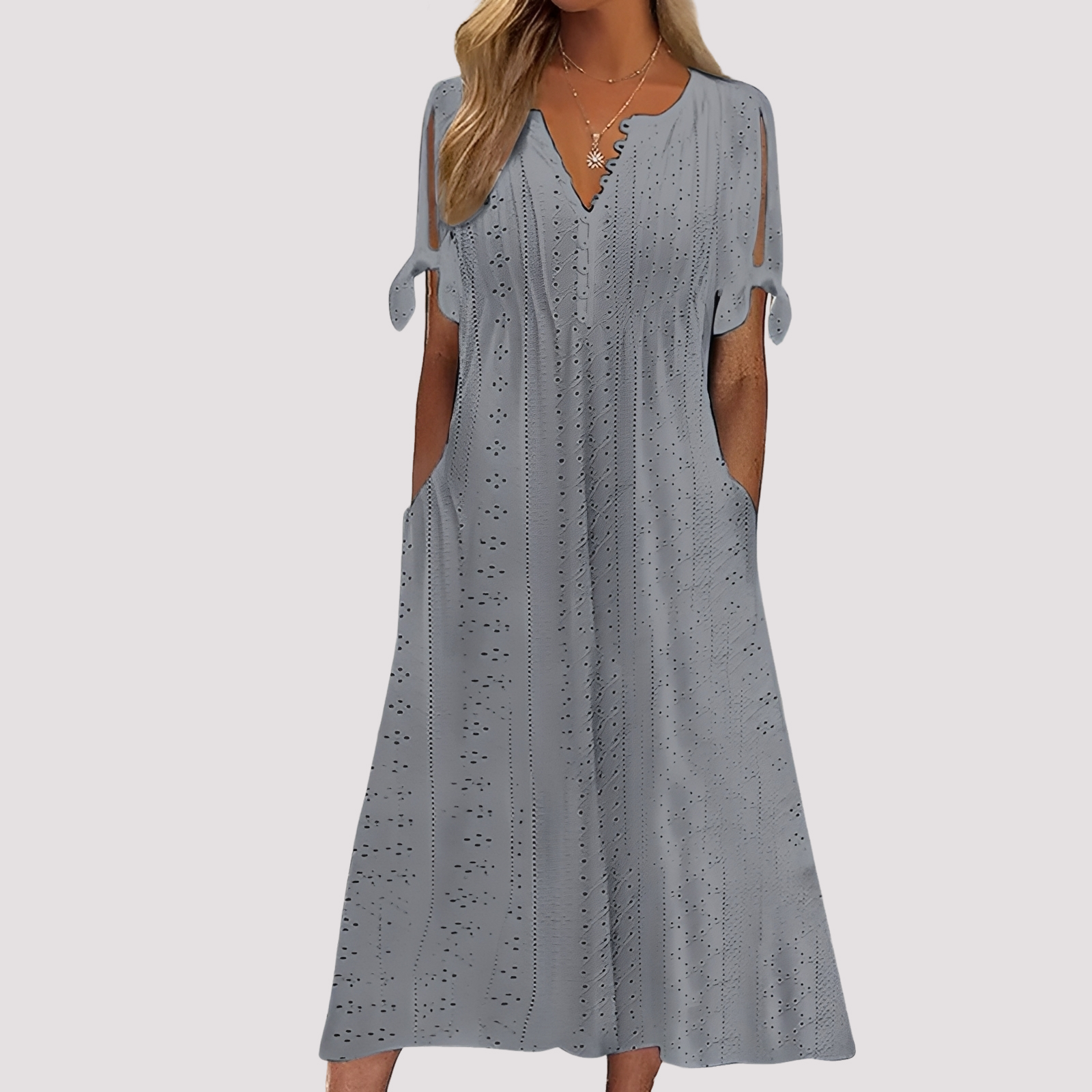 Maisy - Robe élégante découpée pour femmes