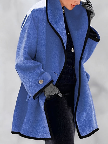 Whitney - Long manteau classique en laine pour femmes