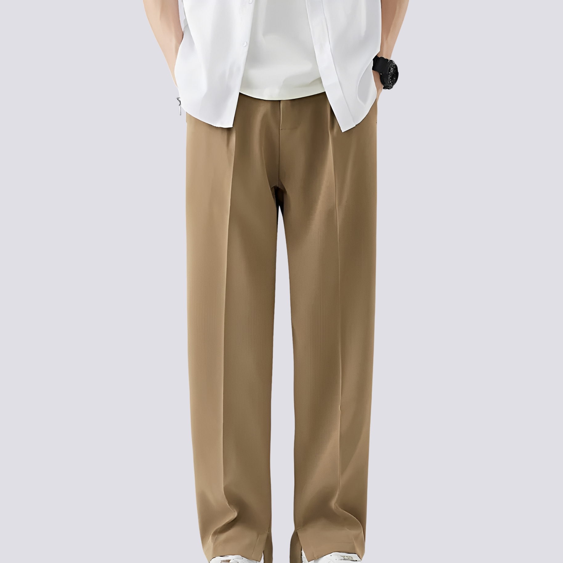 Carlo - Pantalon Ample Droit