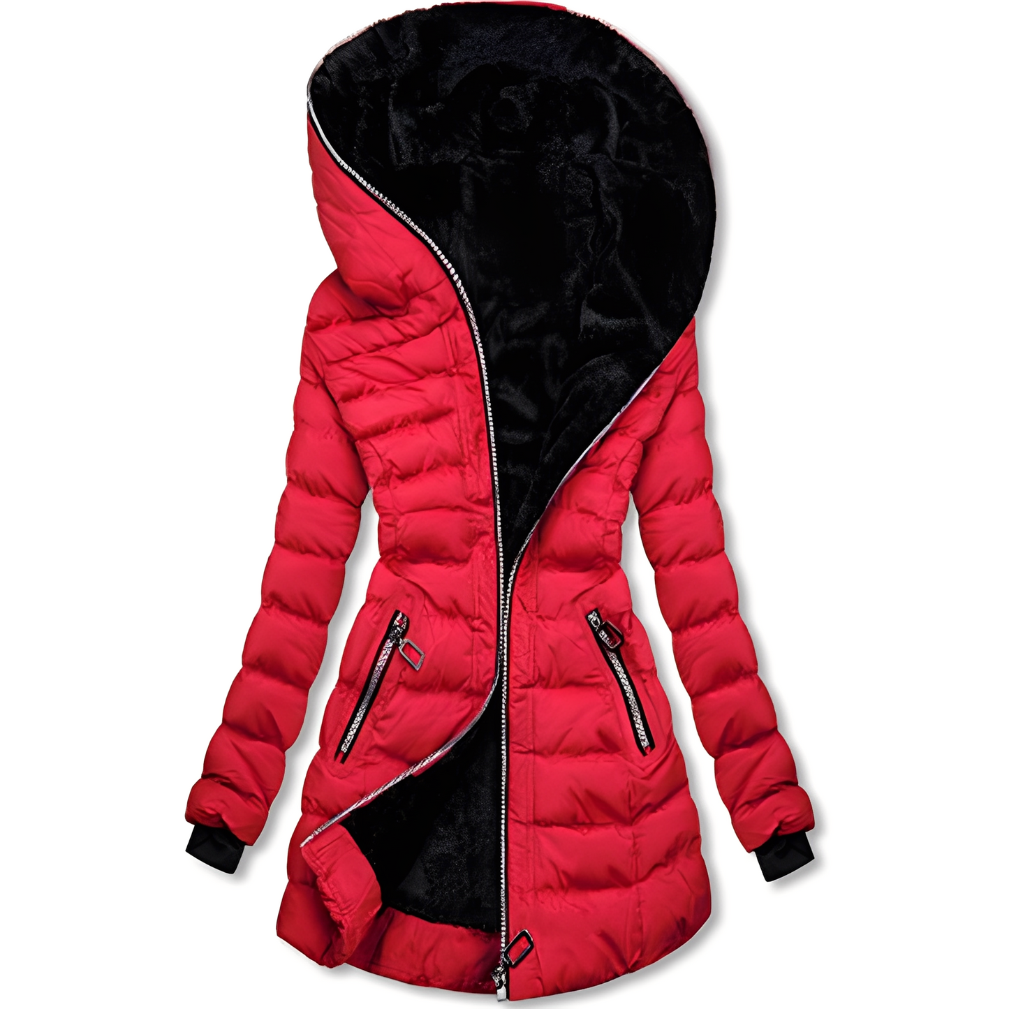 Jasmine - Veste d'hiver moderne avec capuche pour femmes