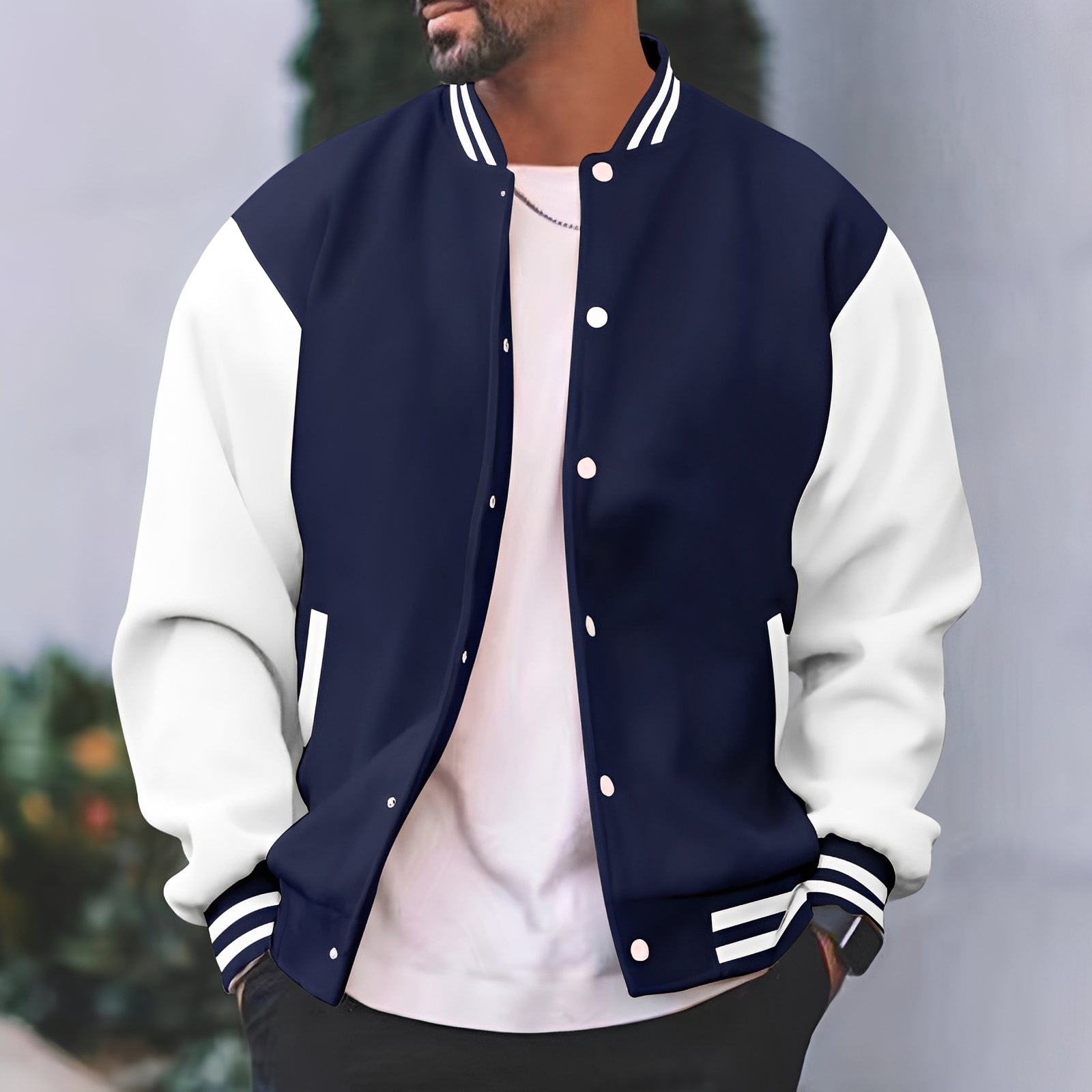 Greg - Blouson bomber stylé et ample pour hommes