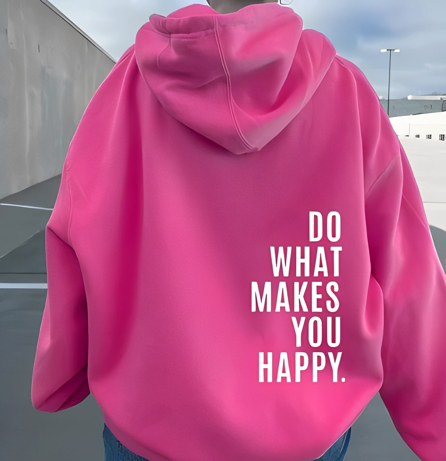 Adrienne - Hoodie stylé avec inscription pour femmes