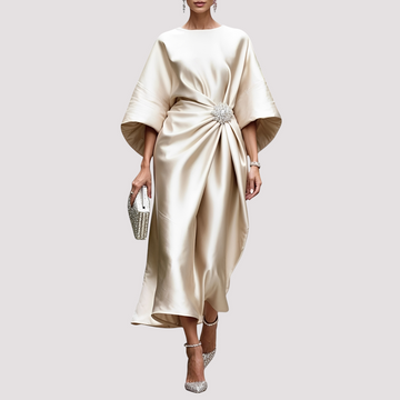 Kay - Robe Midi Élégante Croisée