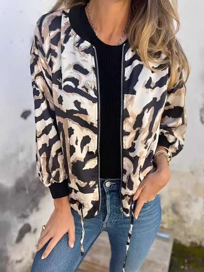 Ryana - Veste élégante avec fermeture éclair pour femmes