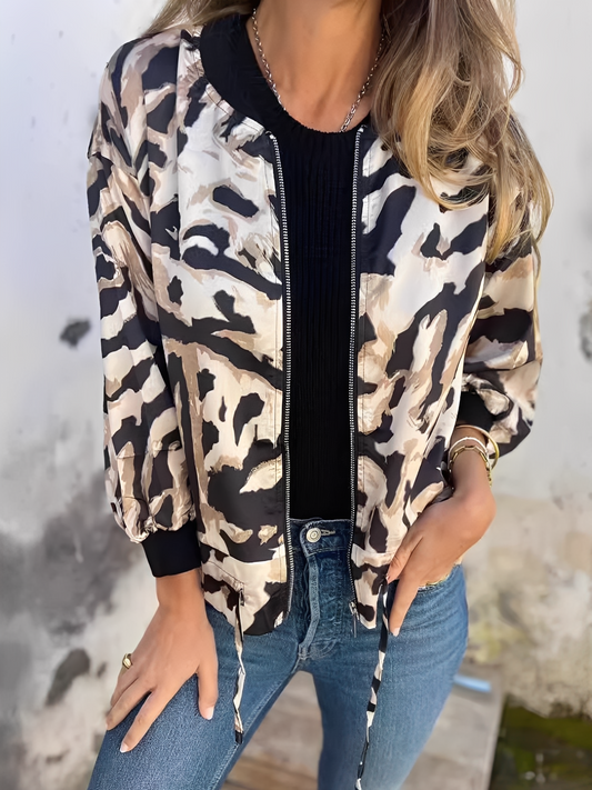 Ryana - Veste élégante avec fermeture éclair pour femmes