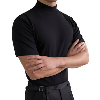 Terence - Chemise pour homme avec coupe slim et col montant