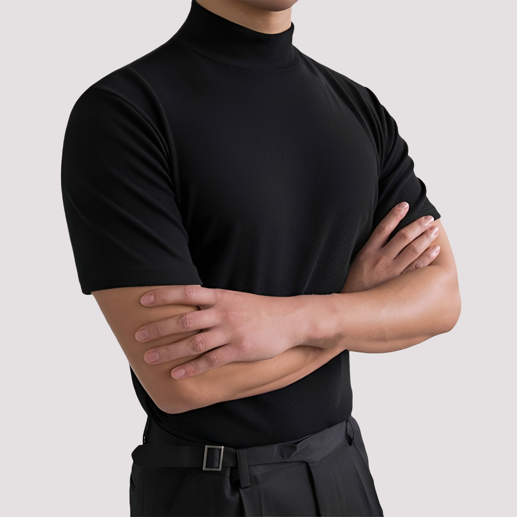 Alfie - T-shirt décontracté à coupe ajustée pour hommes