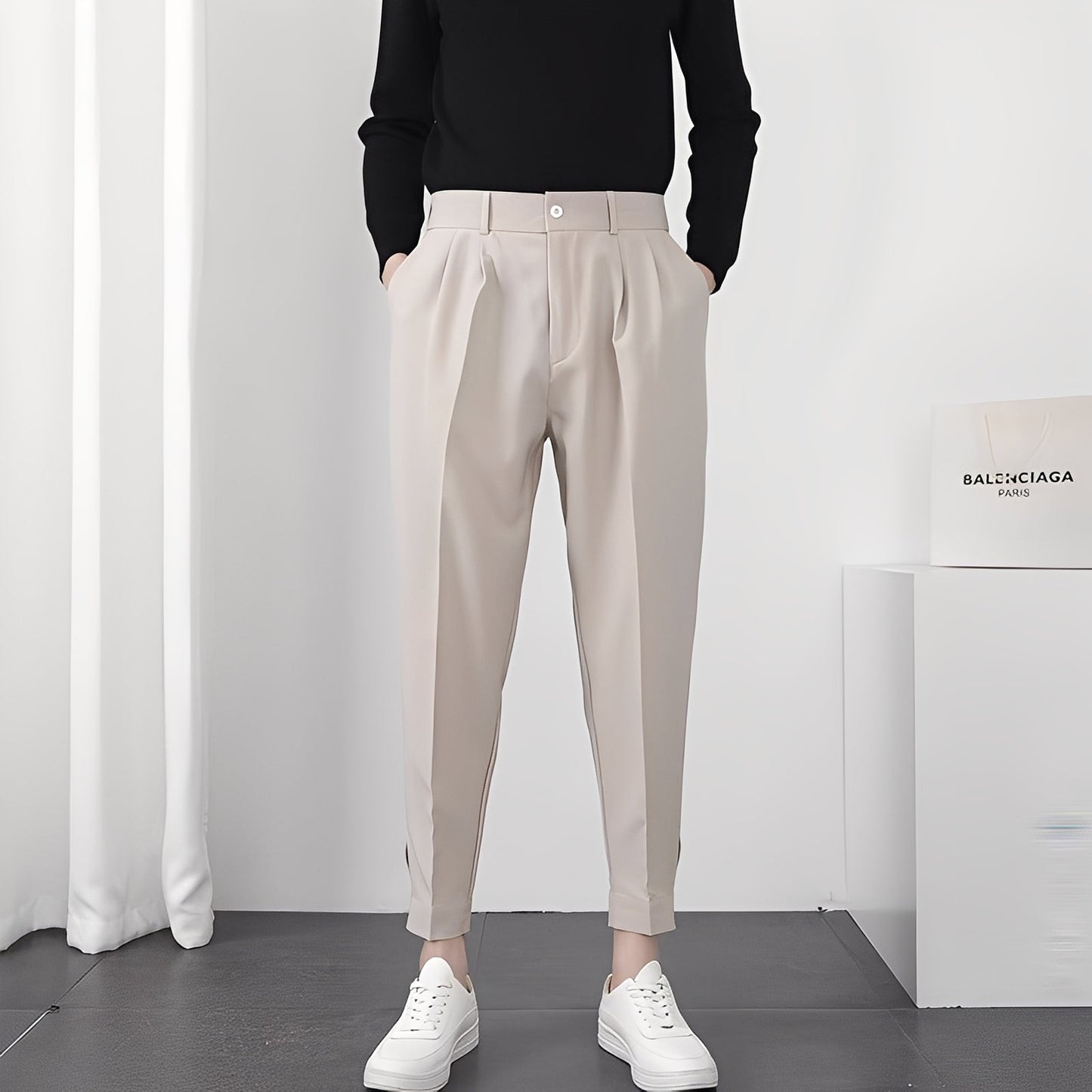 Micheal - Pantalon moderne, confortable et large pour hommes