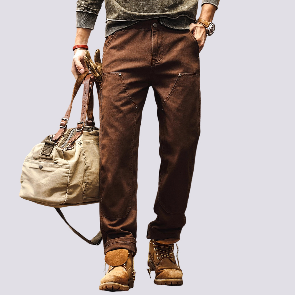 Felix - Pantalon classique et robuste à jambes droites pour hommes