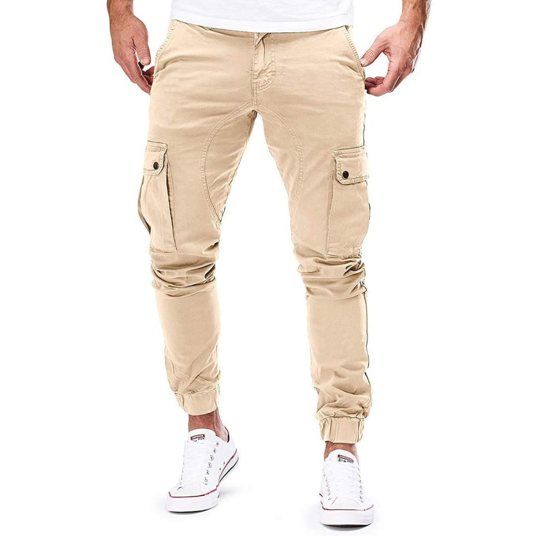 Jayden - Pantalon cargo moderne avec coupe slim