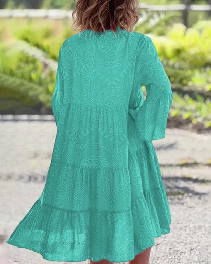Mia – Robe avec motif géométrique bohème
