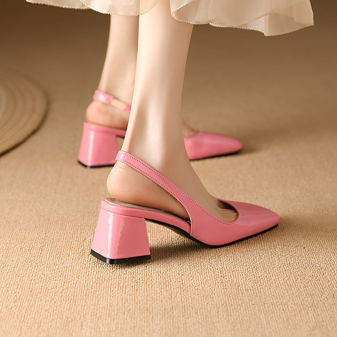 Kristen - Talons carrés élégants