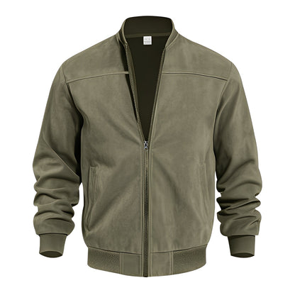 Easton - Blouson en daim pour hommes, classique et chic