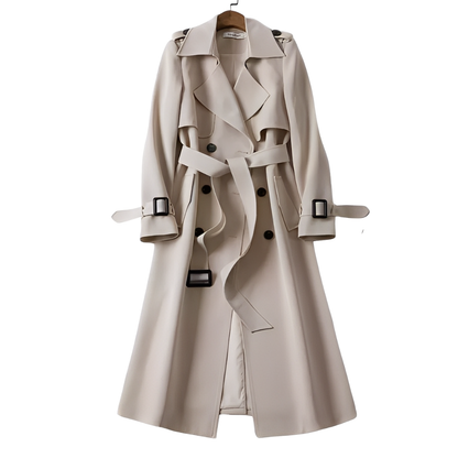 Patricia - Manteau trench chic avec boutonnage pour dames