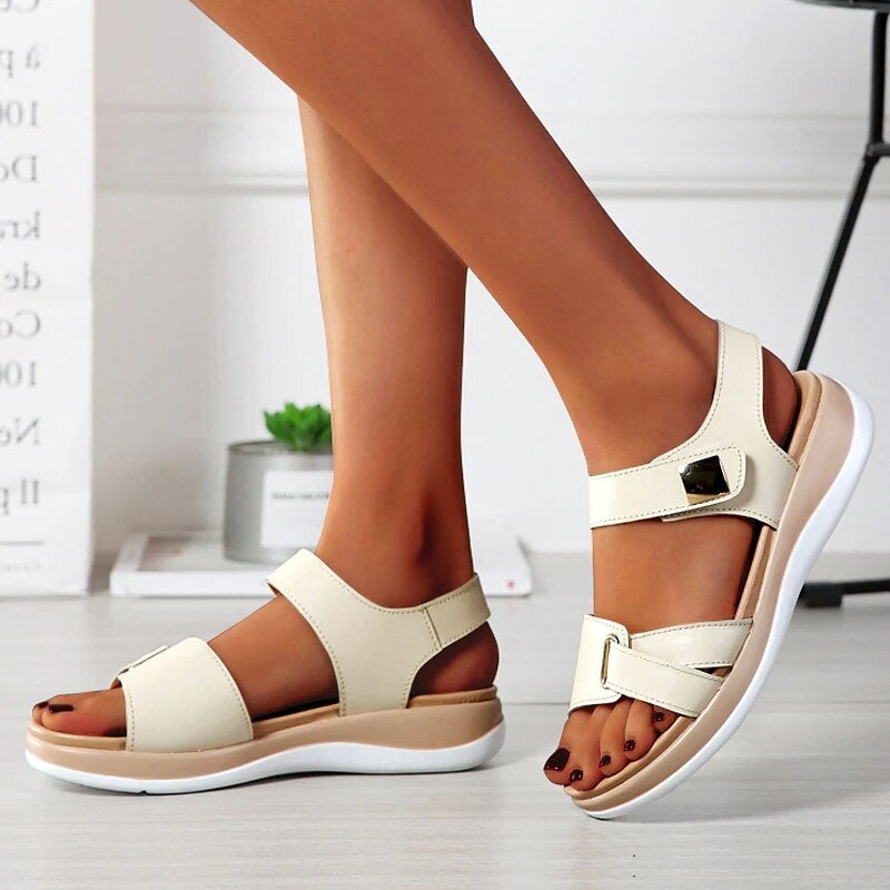 Comfowear - Sandales plates confortables et tendance