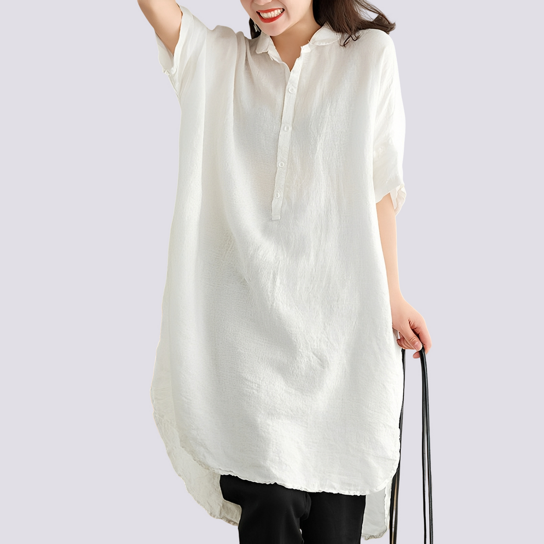 Deborah - Robe-chemise décontractée à coupe ample pour femmes