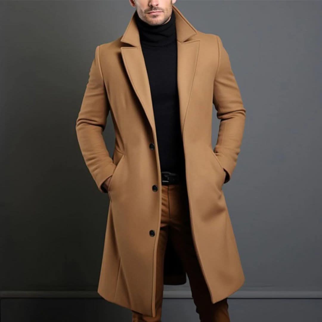 Erik – Manteau long d'hiver pour hommes