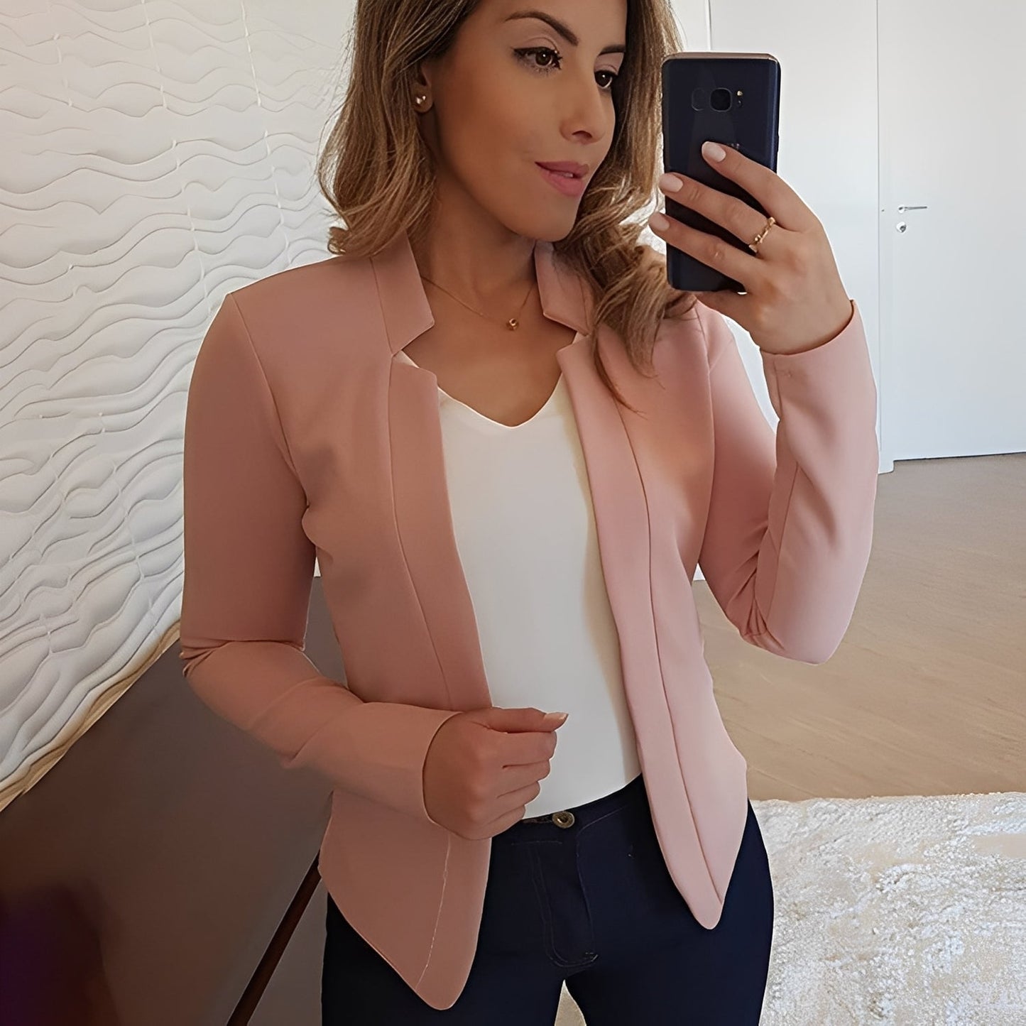 Marsha - Blazer élégant avec col à revers pour femmes