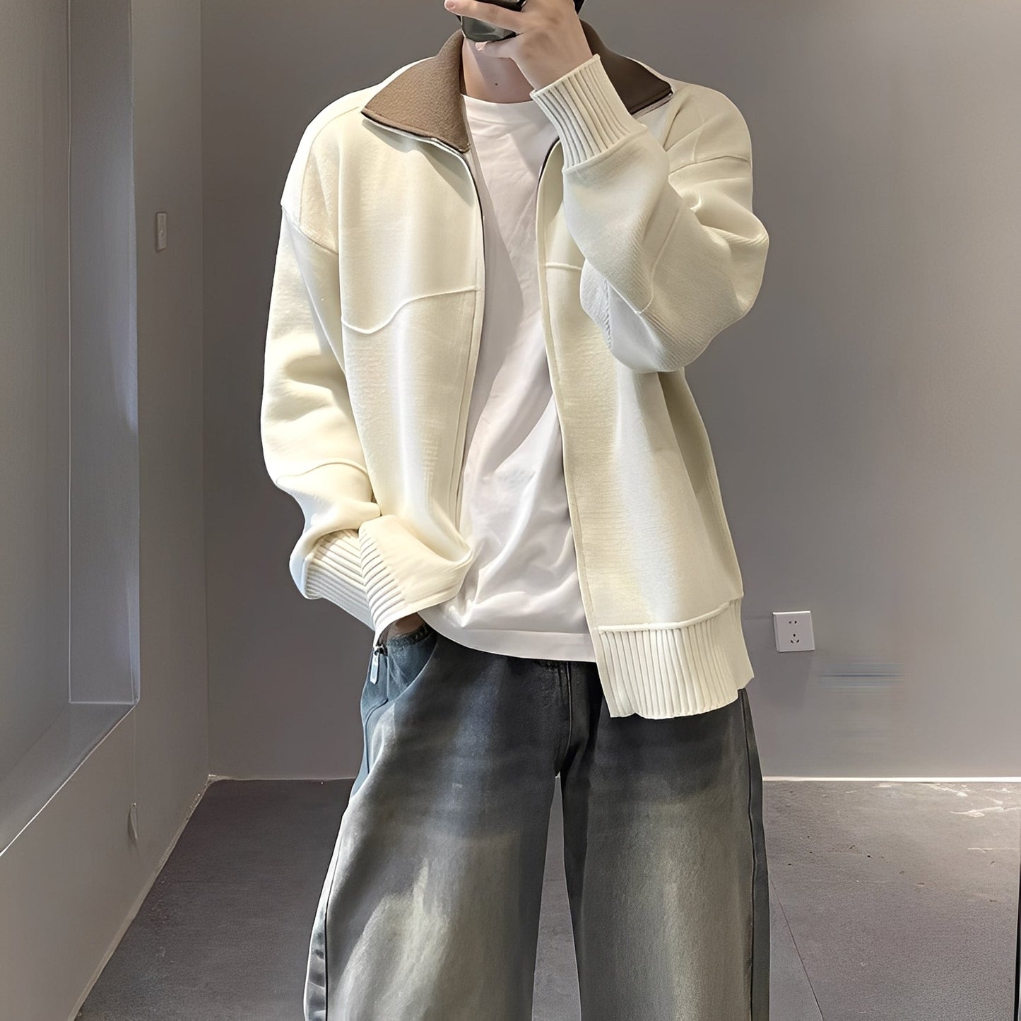 Henry - Stilvoller Strickjacke, lässiger Strick für Herren