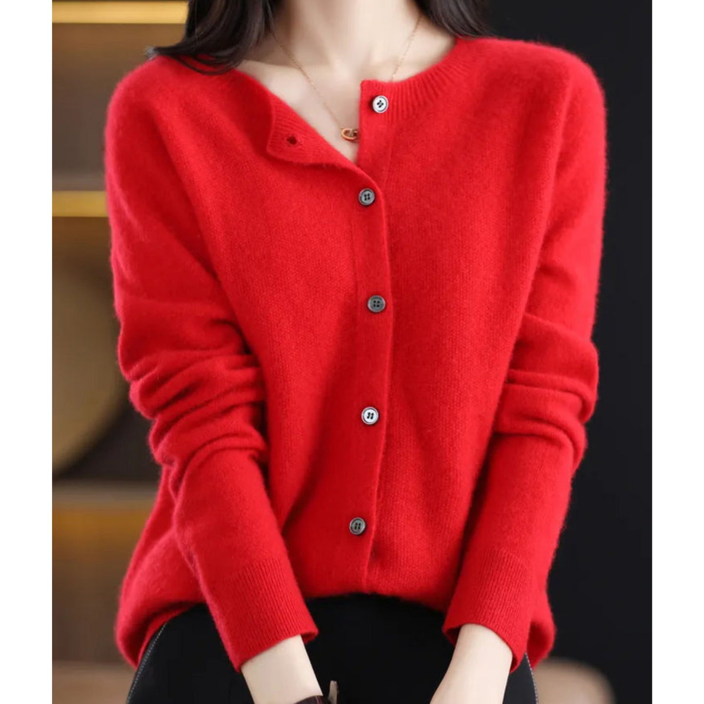 Ina - Pull col rond en cachemire