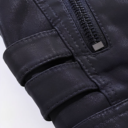Dillan - Veste moto en cuir élégante pour hommes