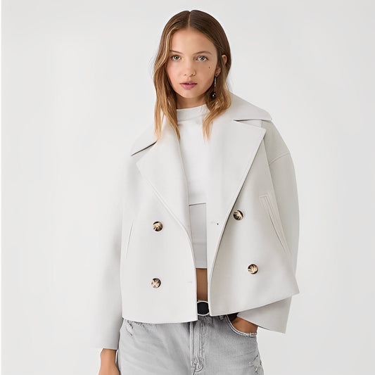 Abegail - Blouson court ample et décontracté pour femmes