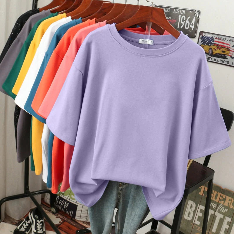Arabella - T-shirt ample en coton pour femmes