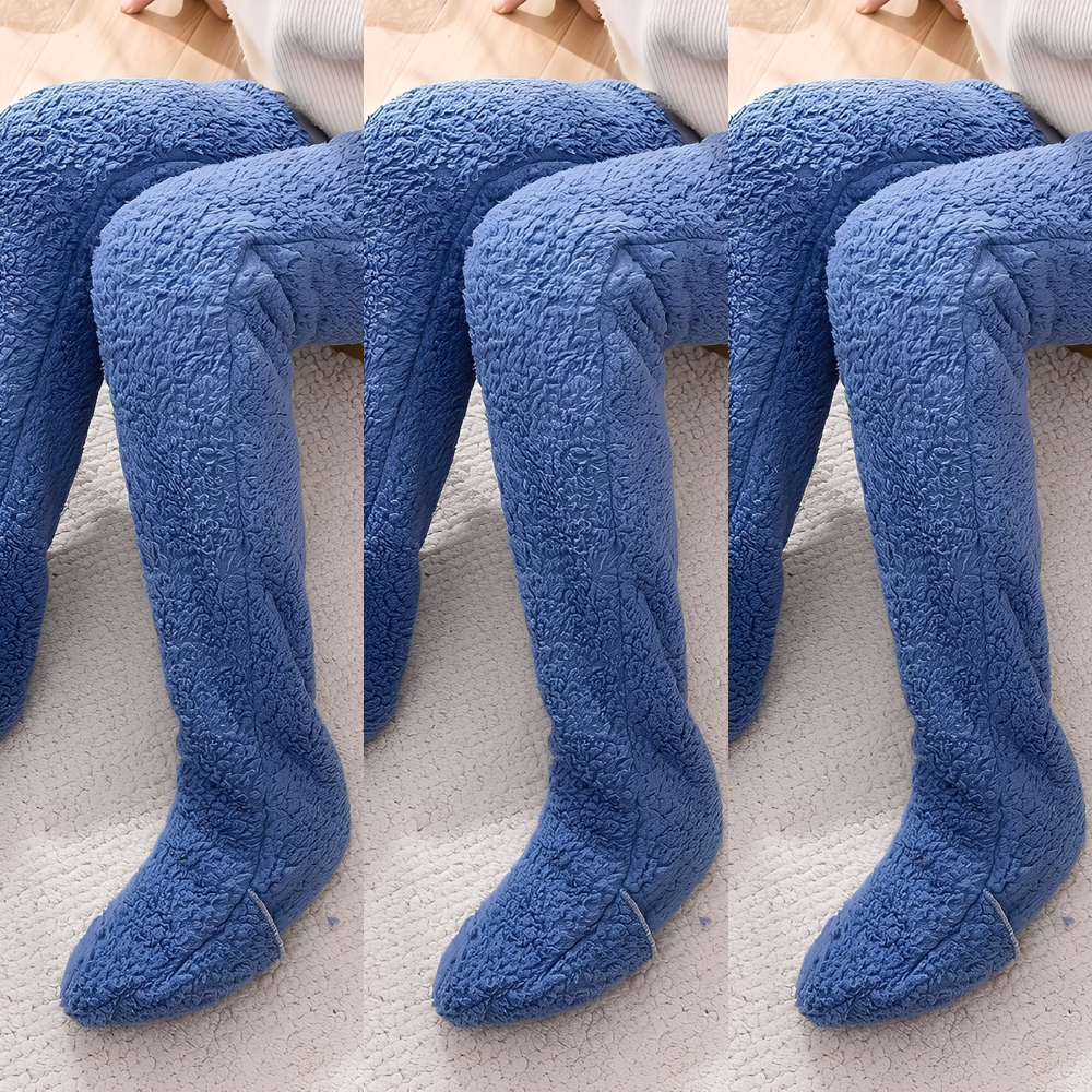 Camellia - Chaussettes longues et chaudes pour l'hiver pour femmes