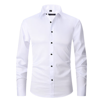 Elton - Chemise homme ajustée et extensible
