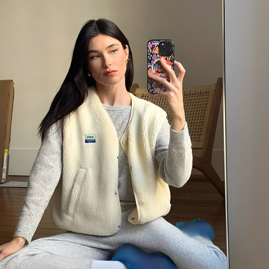 Vanessa - Gilet en polaire relax pour femmes