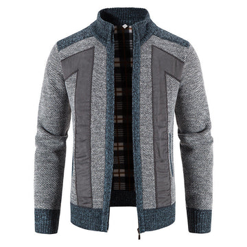 Domenic - Veste douce et lâche avec zip pour hommes