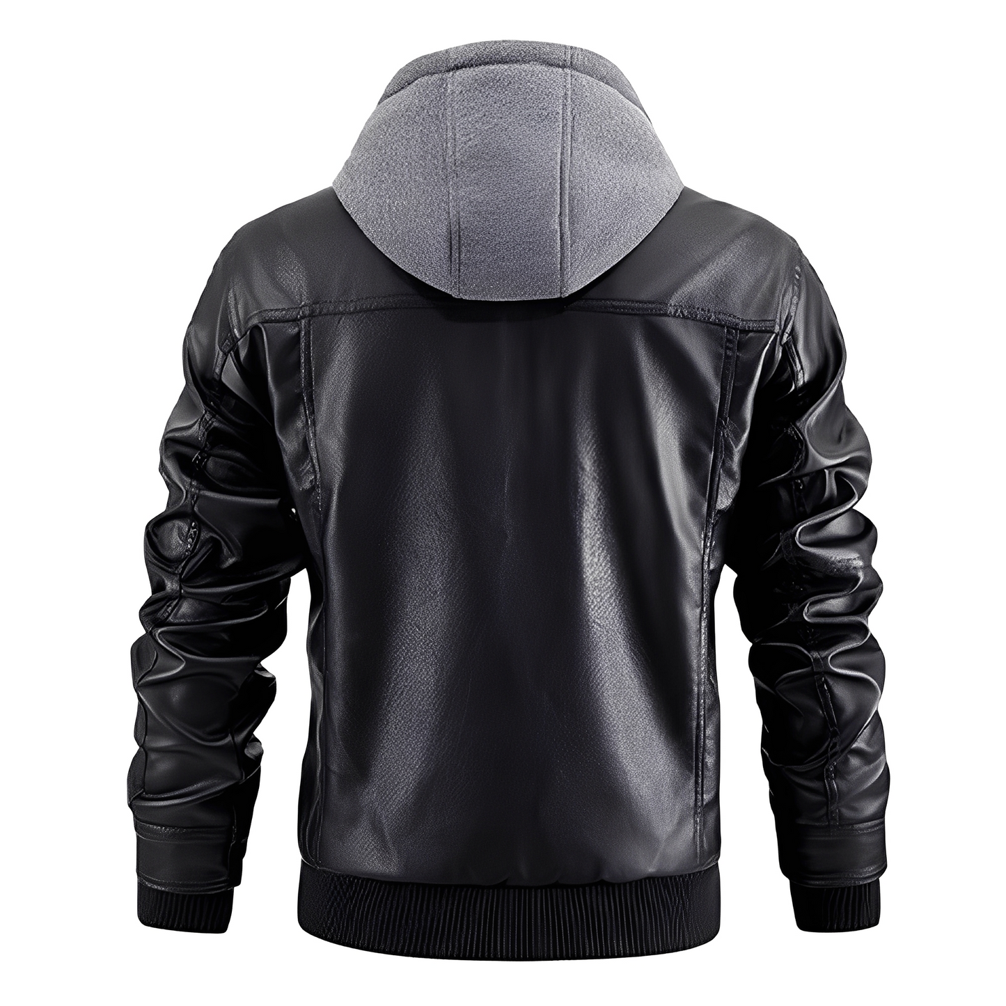 Everard - Blouson de moto traditionnel avec capuche pour hommes