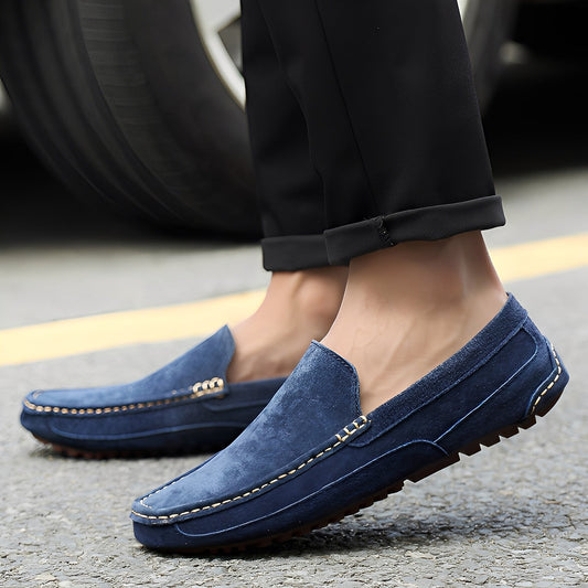 Cameron - Mocassins en daim élégants et décontractés pour hommes