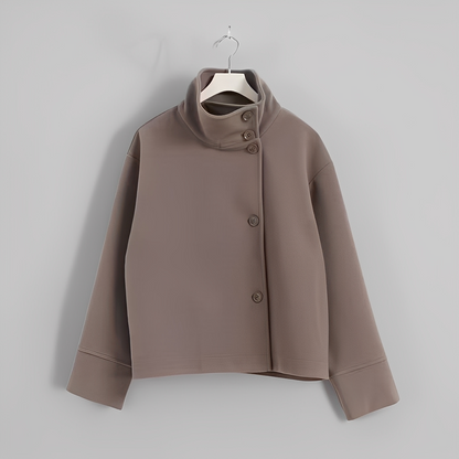 Barby - Eleganter Mantel mit Stehkragen für Damen