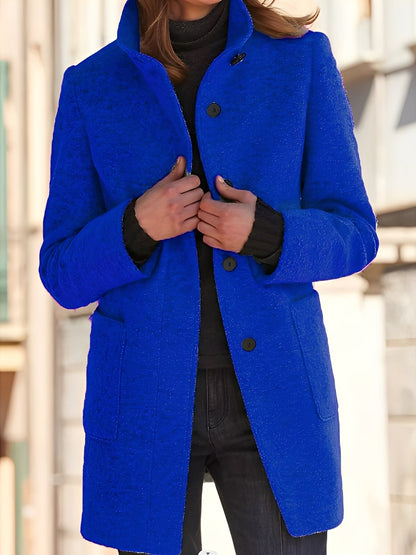 Julissa - Warm winter coat with pocket for women