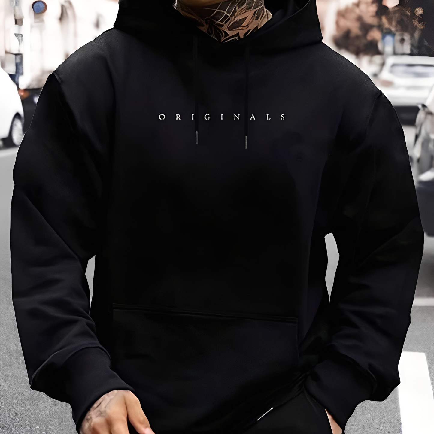 Jepson - Sweat à Capuche Oversize Chic pour Hommes