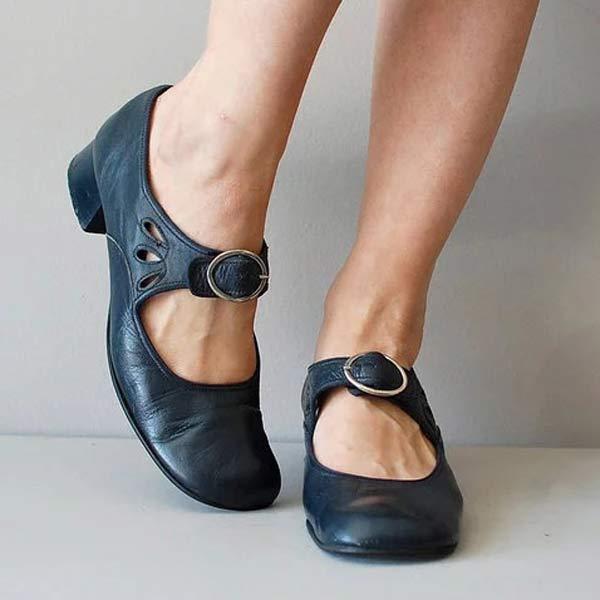 Beatrice - Sandales compensées avec boucle ajustable